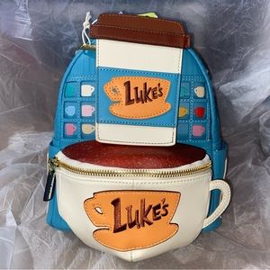 Loungefly Gilmore Girls Lukes Diner Domed Coffee Mug Mini Backpack & Car…